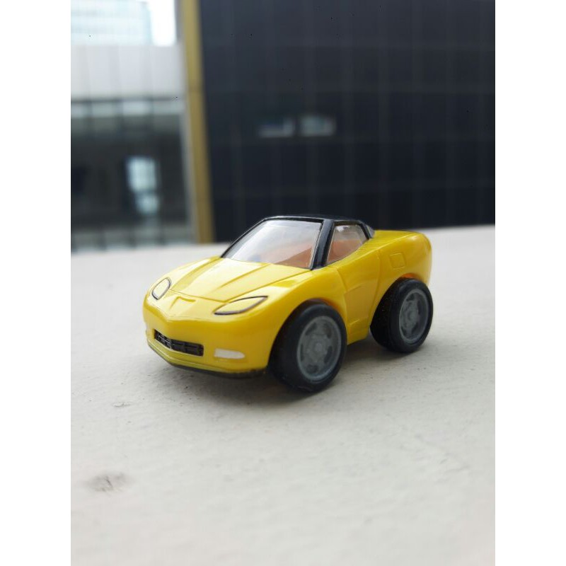 Diecast mobil mini kecil kuning 1/72 F 2548 car diecast