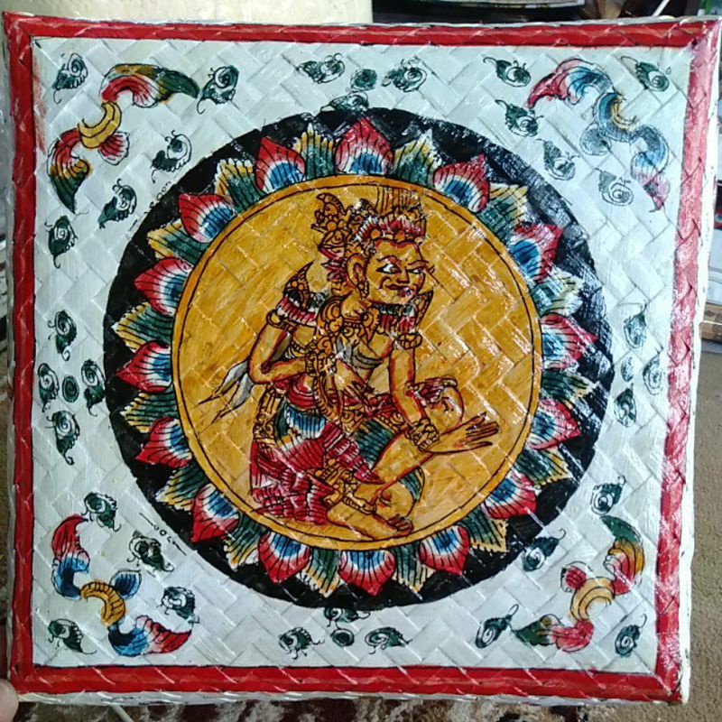 Keben Tempat Buah Seserahan Pernikahan Lukisan Wayang Klasik Kamasan