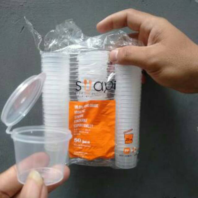 

Tempat kemasan air zam zam sekali pakai isi 50 biji