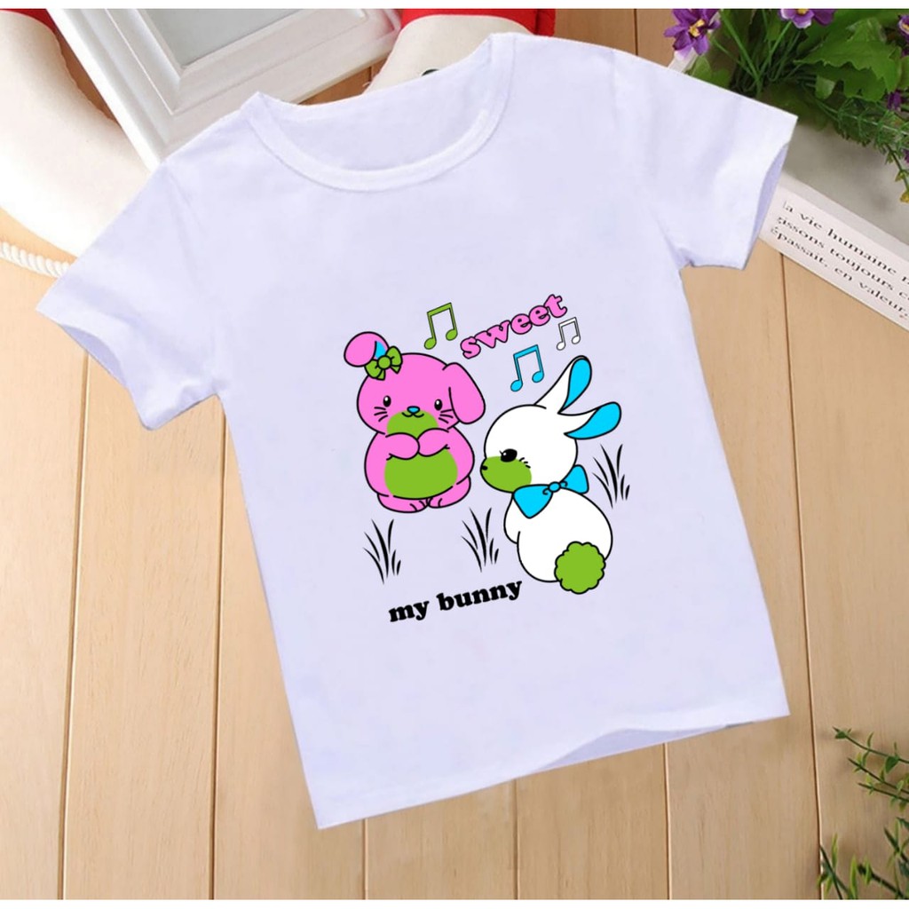 mukzhop / KAOS ANAK GIRL MOTIF MY BUNNY / TERLARIS