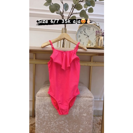 baju renang anak perempuan 6/7 tahun
