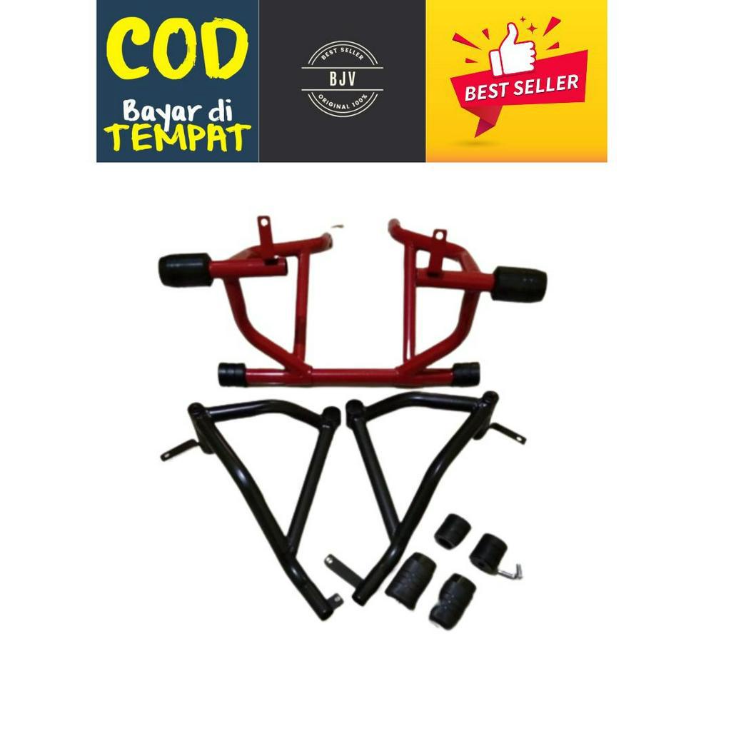 CRASHBAR PELINDUNG BODY / TANGKI VIXION NEW NVL NVA DAN OLD / TUBULAR CRASHBAR CRASBAR NVL NVA VIXIO