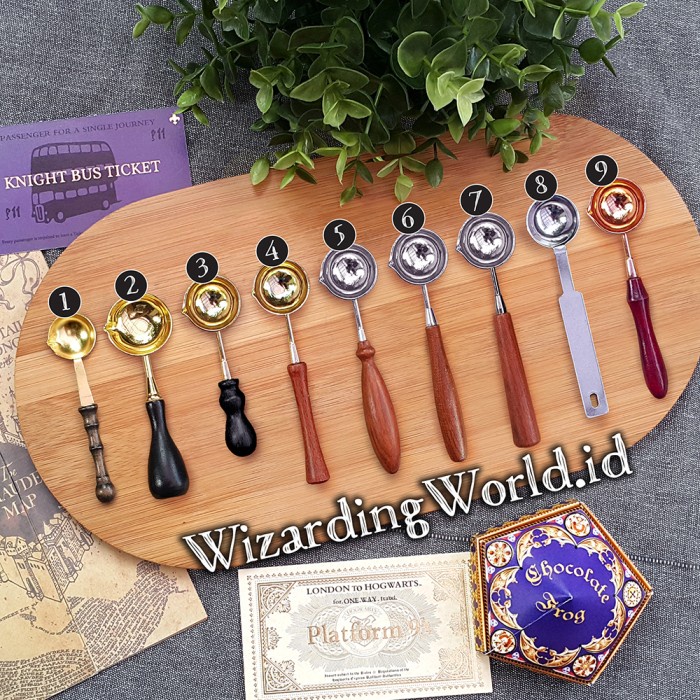 

MENYURAT-SURAT- SPOON WAX SEAL STAMP | SENDOK LILIN SEGEL STEMPEL STAINLESS STEEL - SPOON 1 -SURAT-