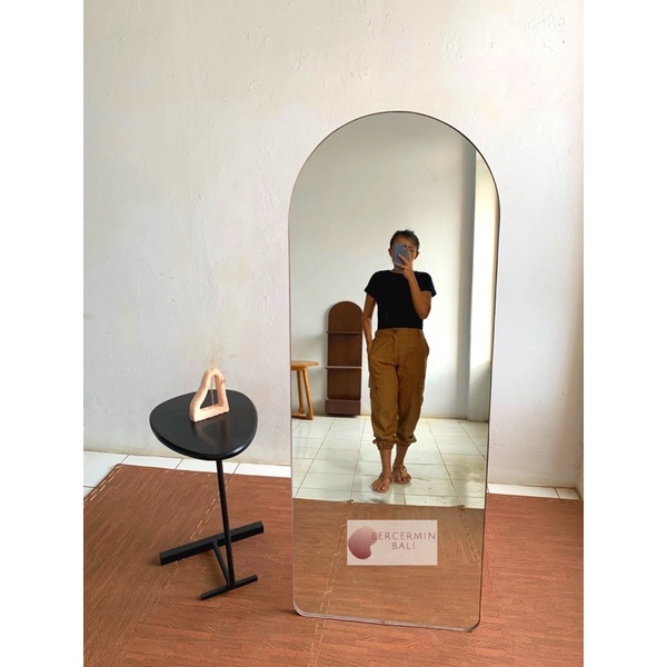 Arch Standing Mirror (bingkai PVC)