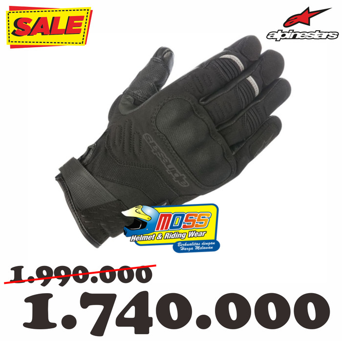 SARUNG TANGAN ALPINESTAR C-30 DRYSTAR GLOVE GLOVES BLACK ORIGINAL