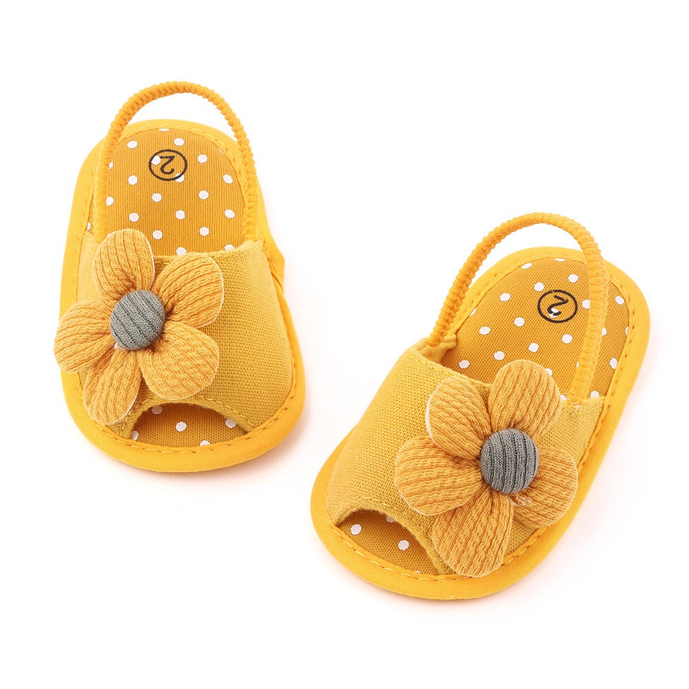 babyfit prewalker anak sandal KNITTY FLOWER sandal anak bayi dengan tali belakang karet mb-0717r