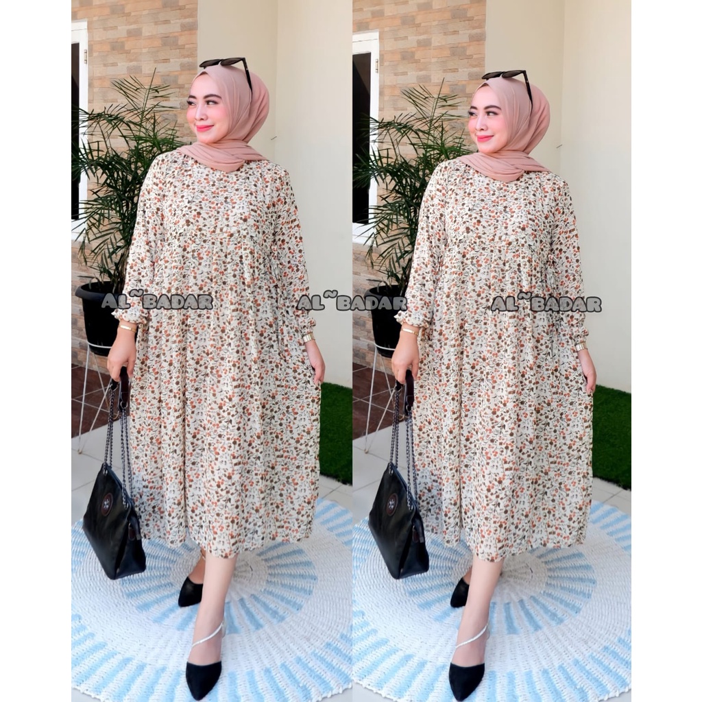 [ BISA COD ] MIDIDRESS CERUTY BABYDOLL MOTIF FRIEANDLY BUSUI MIX TALI SAMPING,MIDIDRESS FRIEANDLY BUSUI MODEL TERBARU,MIDIDRESS TERLARIS MIX TALI SAMPING