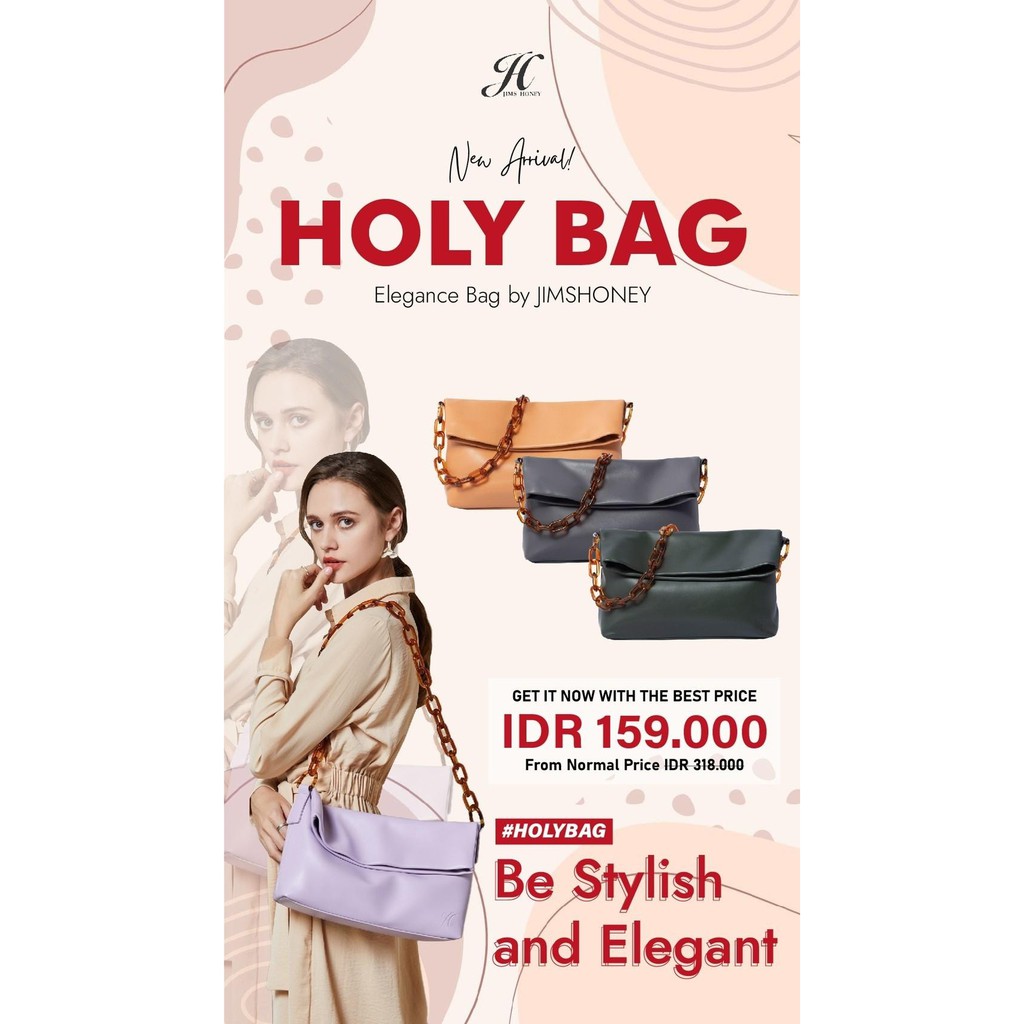 tas tote  HOLY bag berkwalitas terbaru ori jimshoney murah