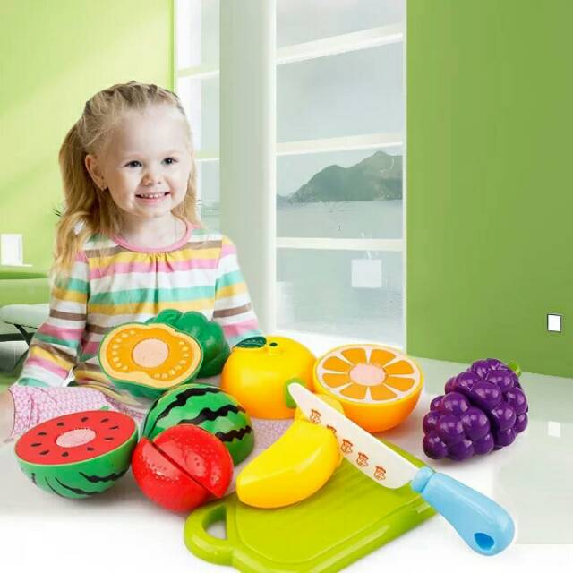 MAINAN BUAH POTONG / BUAH POTONG SET / BUAH BUAHAN POTONG