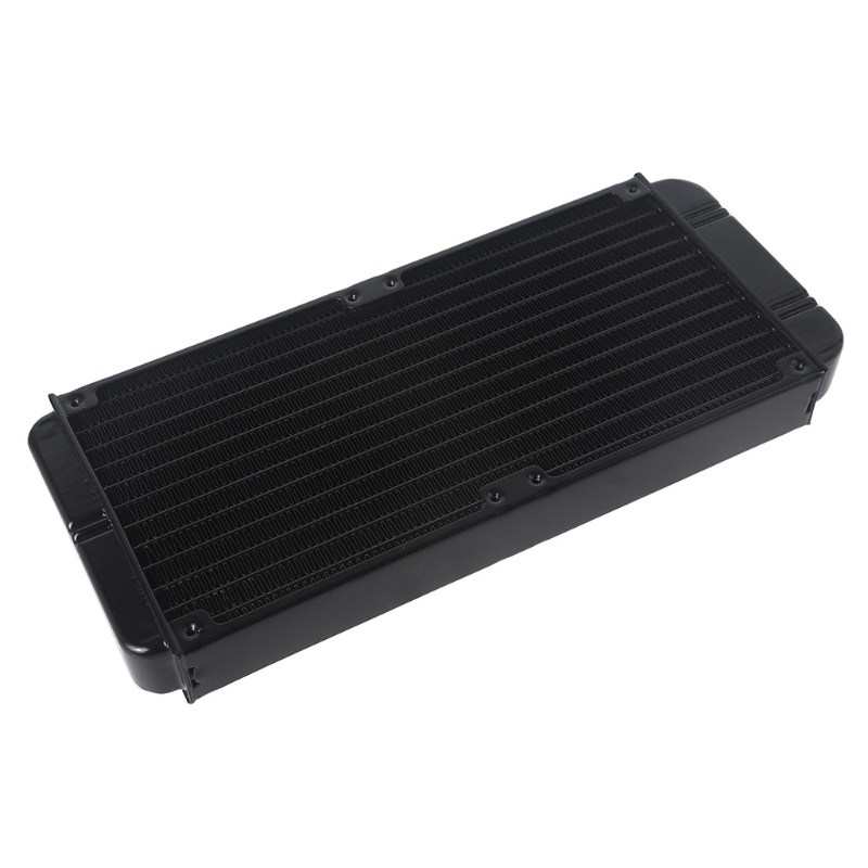 Bt DIY Liquid Cooling System High-Density Fins 12baris Aluminium Tabung Radiator 240mm