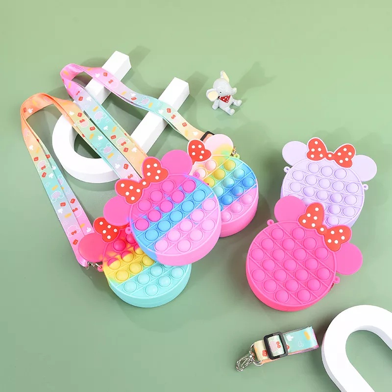 TAS ANAK POP IT JELLY / TAS POP IT ANAK SELEMPANG UNICORN / TAS POP IT ANAK TERMURAH - P-021