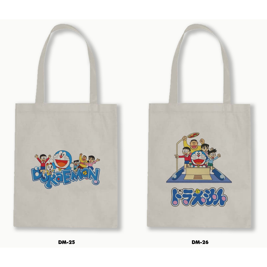 TOTE BAG BLACU - DORAEMON 02