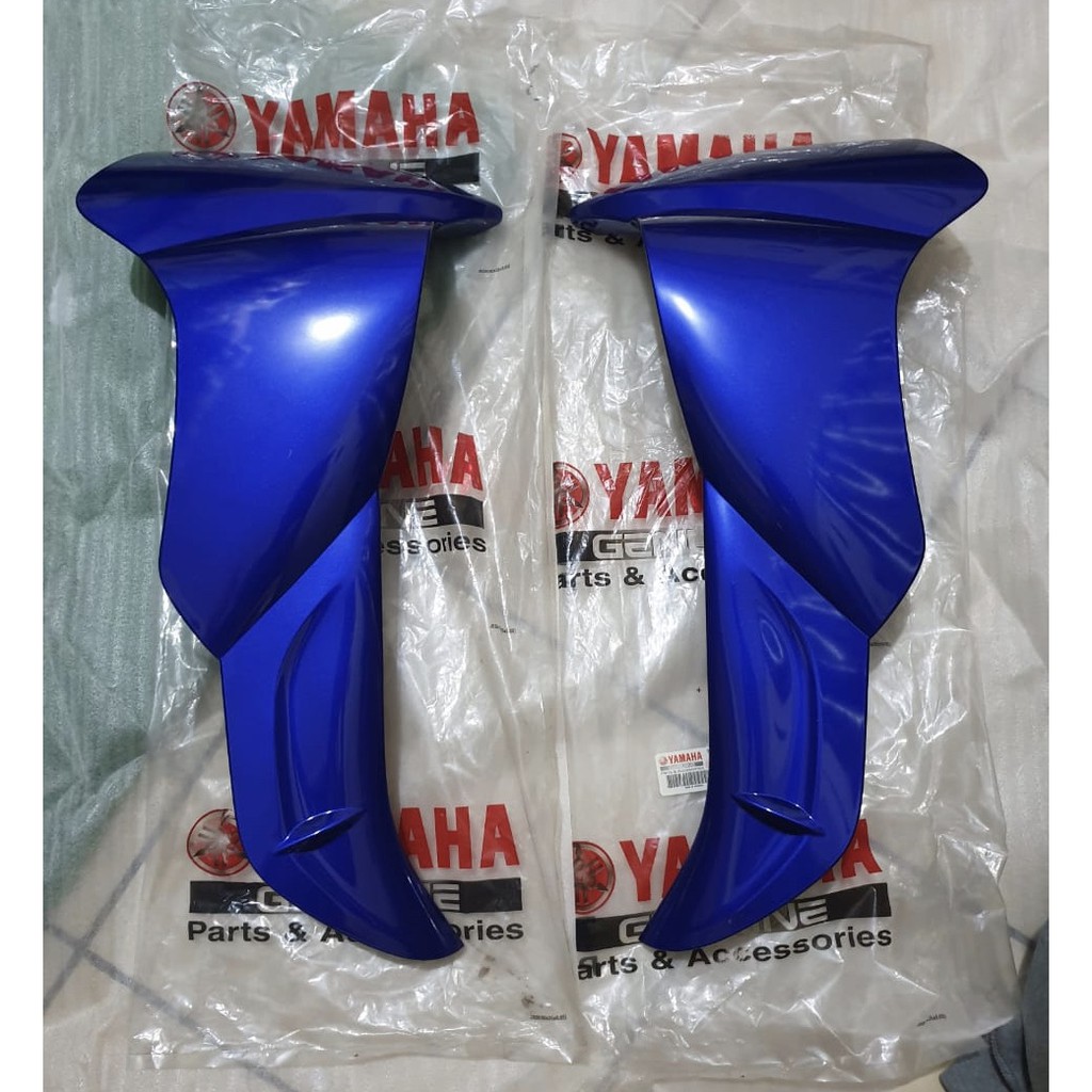 Sayap Luar Leg Shield Luar Jupiter Z Kode 5TP-F8311-00-P1 & 5TP-F8312-00 P1 Warna Biru Original