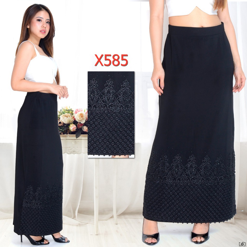 Rok Panjang Brokat IMPORT #15