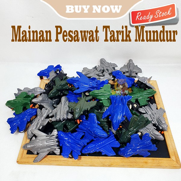 Mainan pesawat jet tempur tarik mundur Fighter JET