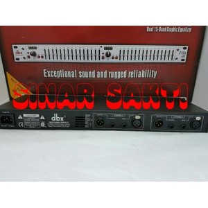 Equalizer/EQUALISER DBX 215s/DBX215S( 2 x 15 Channel ) Silver MURAH