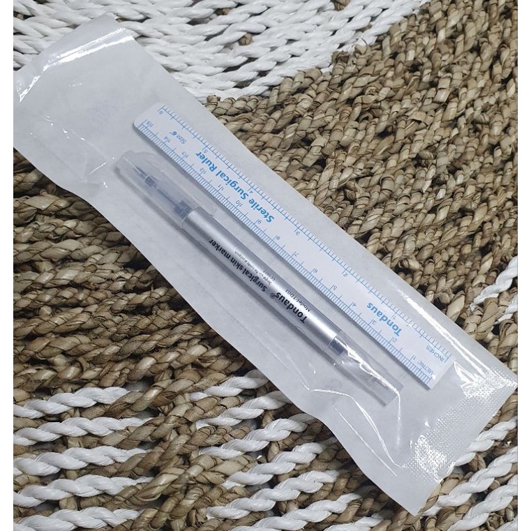 

Tondaus Spidol Surgical Skin Maker Waterproof / Penanda Sulam Alis Anti Air 2 Sisi