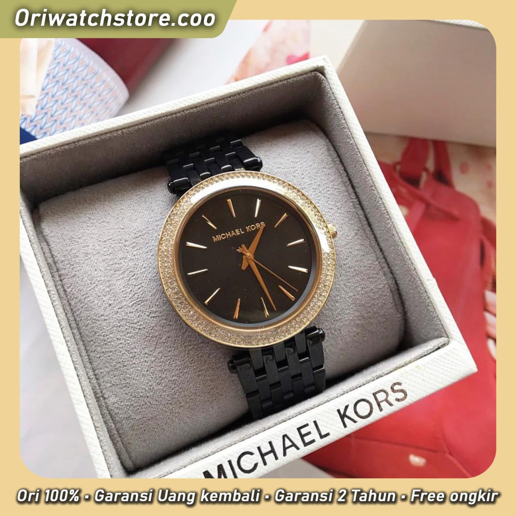 TERLARIS MICHAEL KORS ORIGINAL GARANSI JAM TANGAN WANITA MK 3322