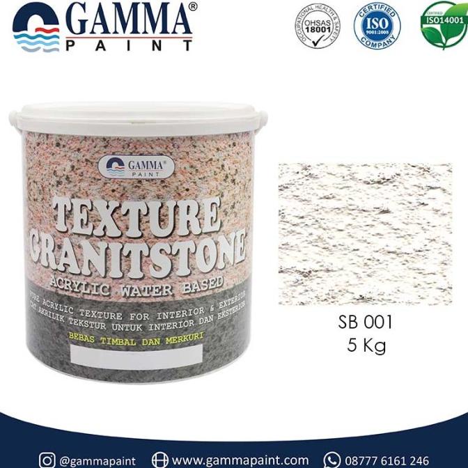 GRANITSTONE TEXTURE - 5KG - Cat Tekstur Motif Granit