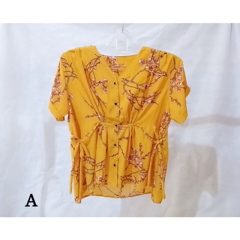 Baju atasan wanita korea style 2 warna terbaru