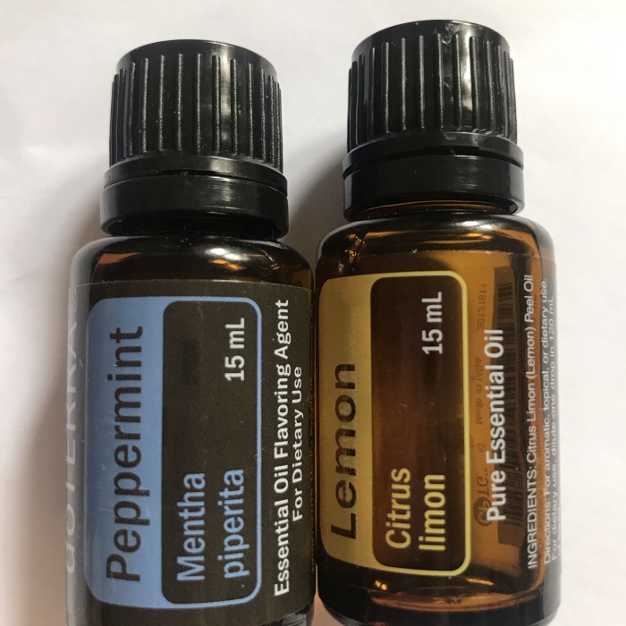 PAKET LARIS DOTERRA PEPPERMINT + LEMON 15ml lbih bgus dr young living