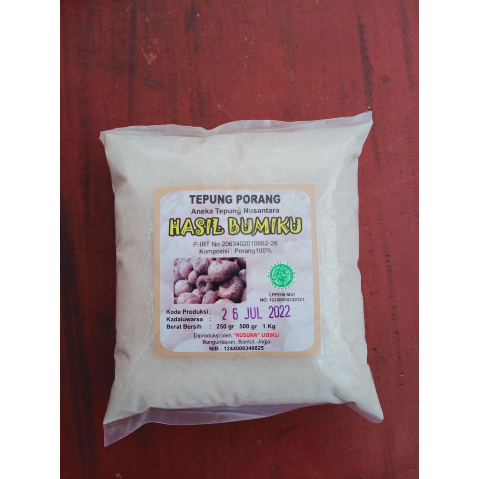 

Tepung Porang Kemasan 250 gram