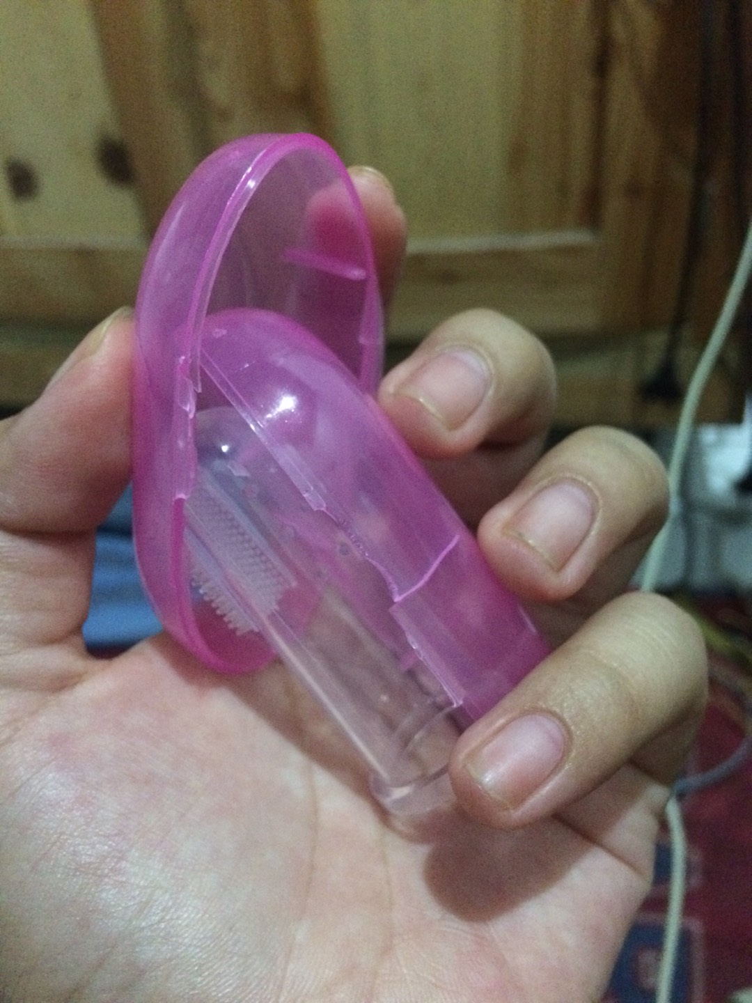 [bayar Di Tempat] Sikat Gigi Jari Bahan Silikon Lembut Dengan Kotak