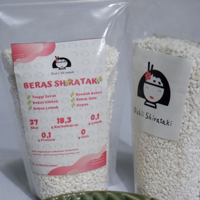 Beras Shirataki 250gr/Shirataki Rice/Konnyaku Rice
