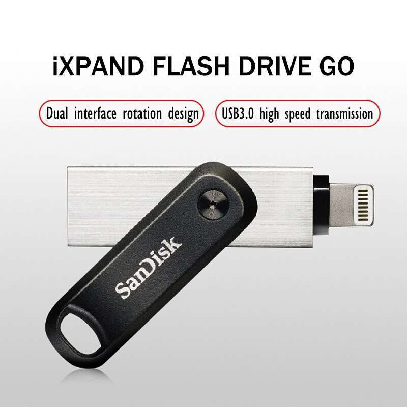 Flashdisk OTG iPhone 128GB SanDisk iXpand Go - Garansi Resmi 2 Tahun