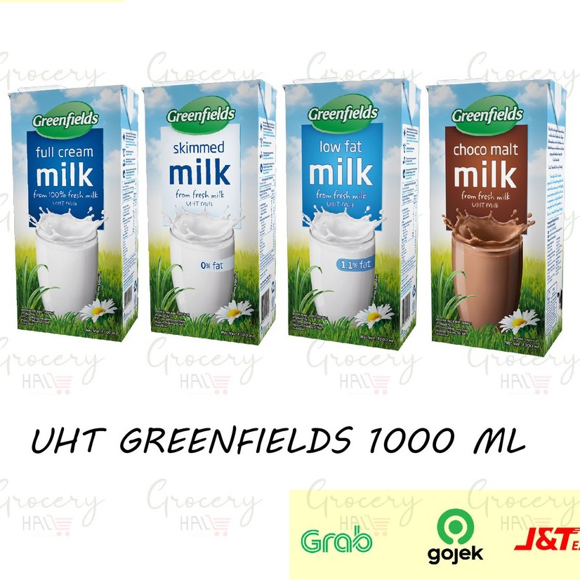 

[SALE] GREENFIELDS Susu Segar UHT 1000ml 1L 1 liter