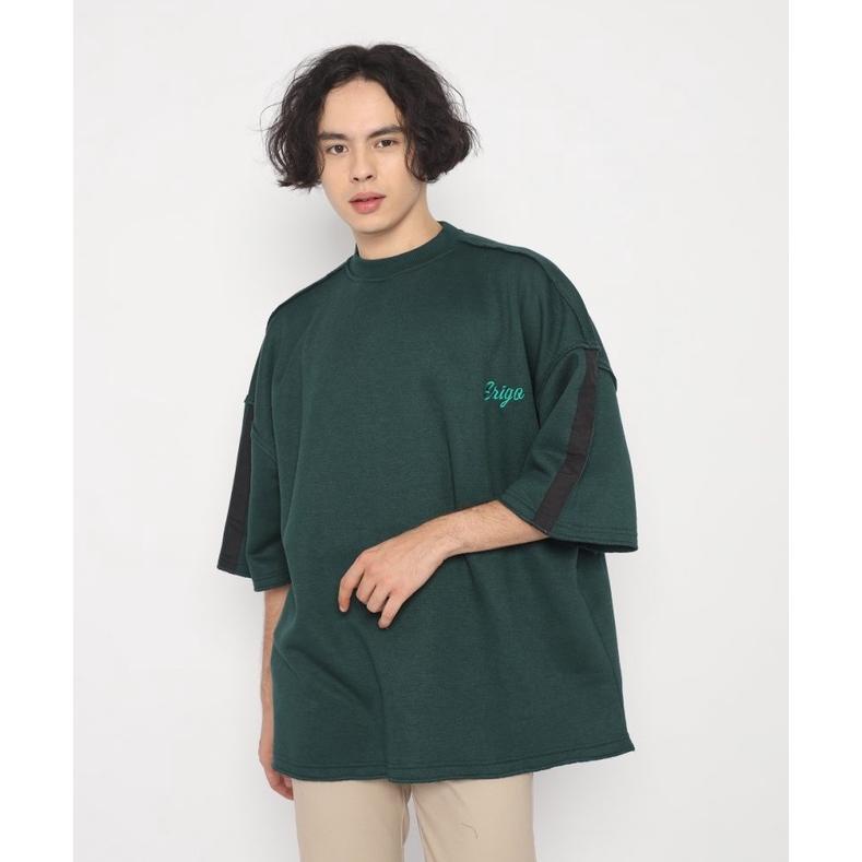 Erigo Short Sleeve Sweatshirt Oversize Minjeey Emerald Unisex