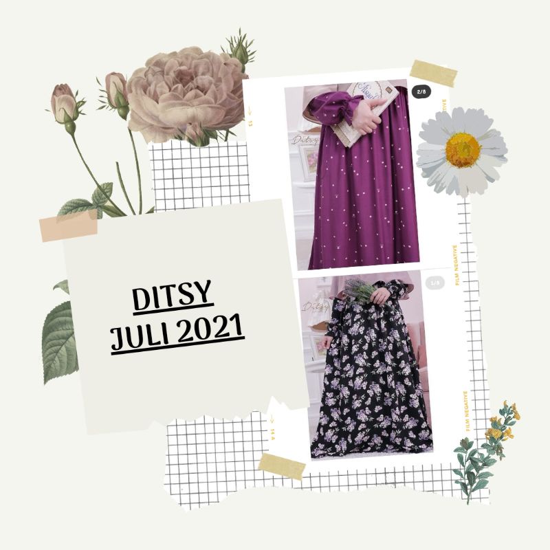 DITSY SCATOLLA PLUM AIYANA BLACK
