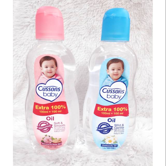 Cussons Baby Oil 100ml+100ml ~ Original 100 % ~ Promooo Termurah