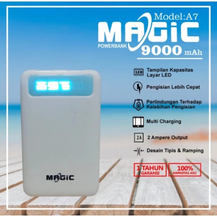 POWERBANK MAGIC A7 9000 MAH