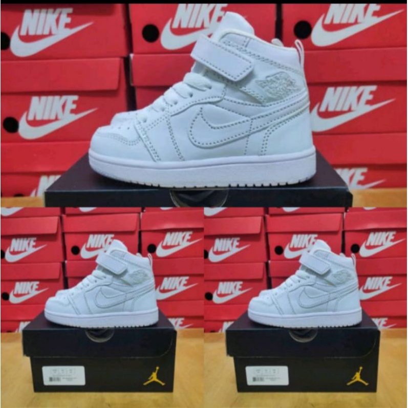 sepatu jordan anak full white sepatu Jordan anak