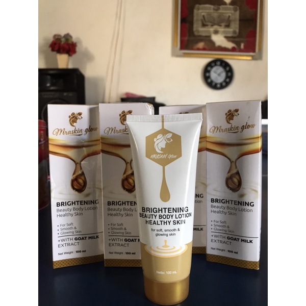 PEMUTIH BADAN HB LOTION MRASKIN GLOW