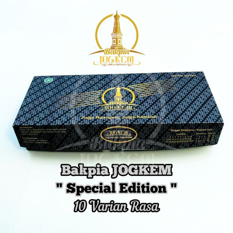 

[TERLARIS] Bakpia Jogkem Special Edition MIX 10 Varian Rasa dan ukuran PREMIUM