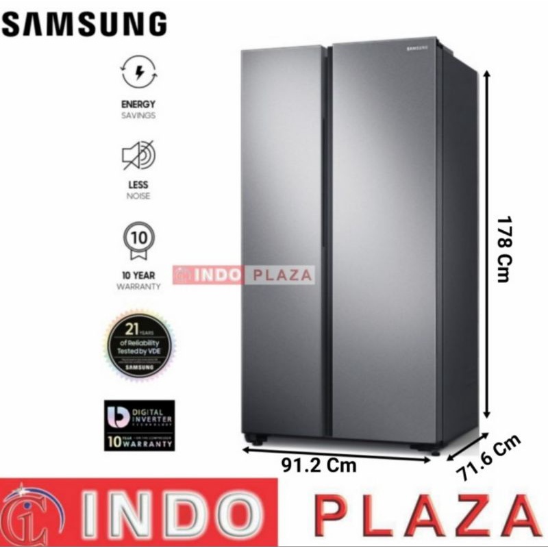 KULKAS SAMSUNG SIDE BY SIDE RS61R5001M9/SE