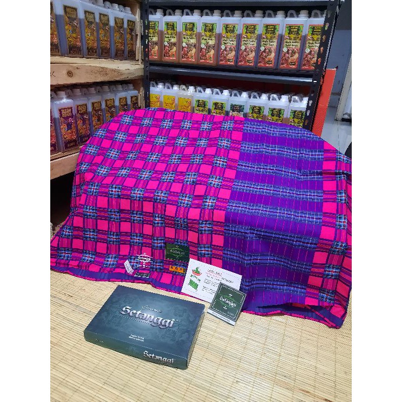 Sarung BHS Full Sutera Setanggi KBS Pink