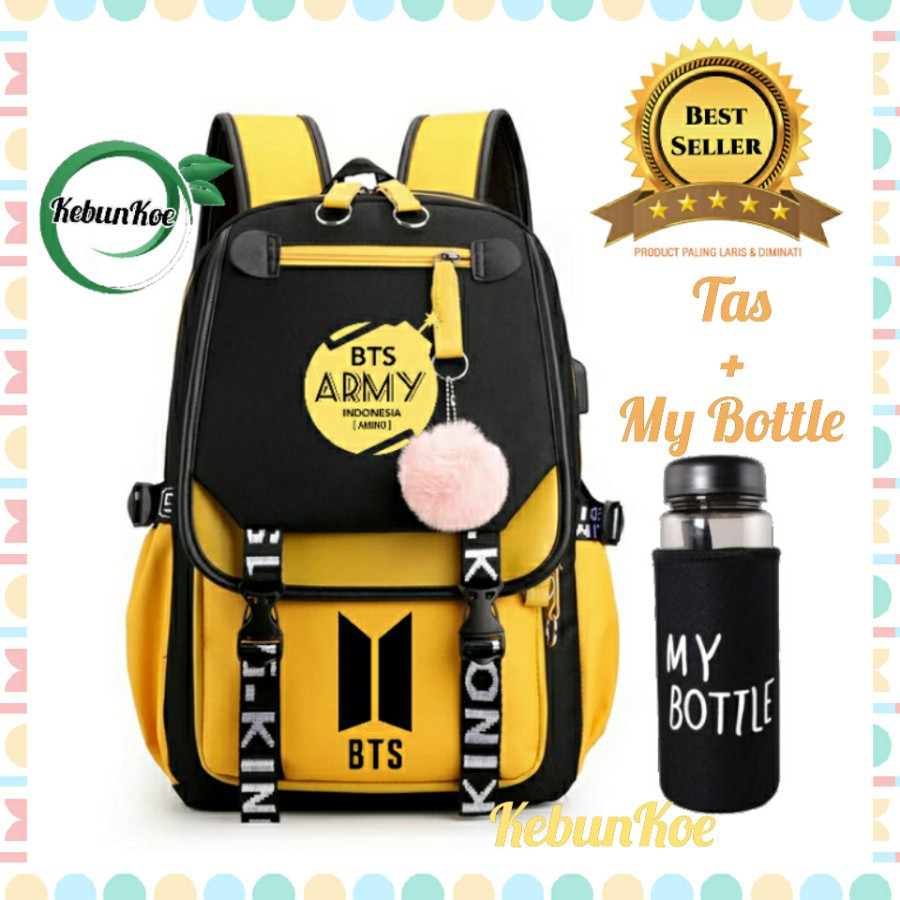 Tas Anak Perempuan Terbaru Kekinian Ransel Anak Karakter Tas Anak BTS Kpop