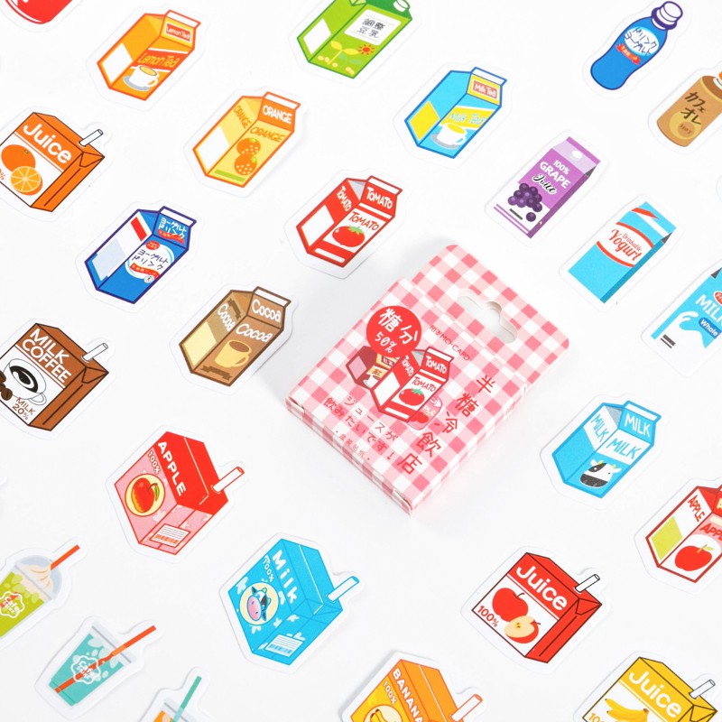

STICKER DECO SODA DRINK STIKER SCRAPBOOK DIARY JOURNAL DIY LOV