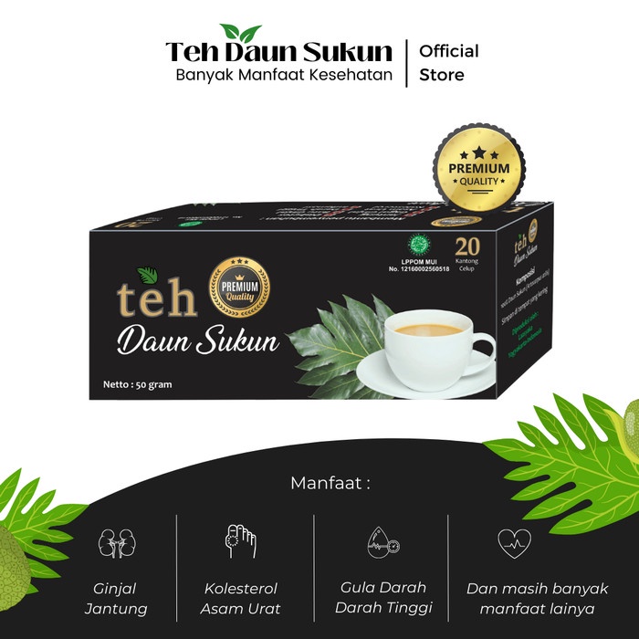 

DISKON - (BISA COD) Teh Daun Sukun Laasyaka Premium Original Herbal