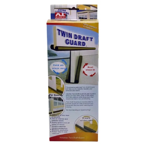 Twin Draft Guard Dust Heat Stopper / Penahan Udara Debu dan Binatang / Penutup Celah Bawah Pintu