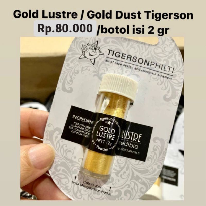 

Gold Lustre / Gold Dust Tigerson isi 2 gr