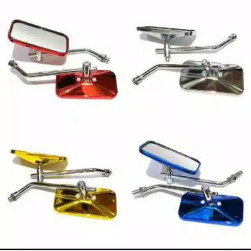 SPION SEPEDA MOTOR SPION RETRO KOTAK WARNA SPION KOTAK DRAT HONDA