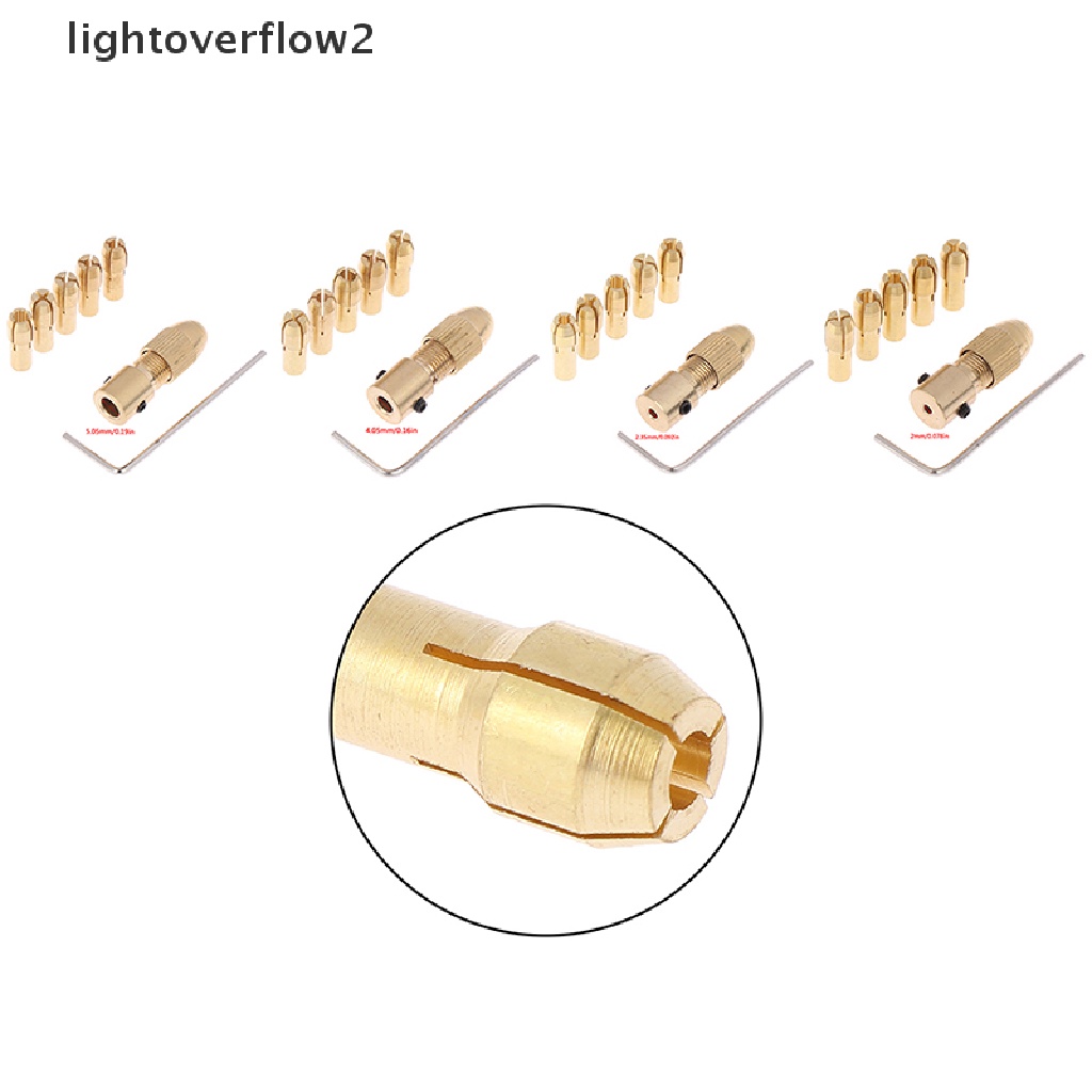 (lightoverflow2) Mata Bor Chuck Elektrik Mini 0.3mm-3.0mm