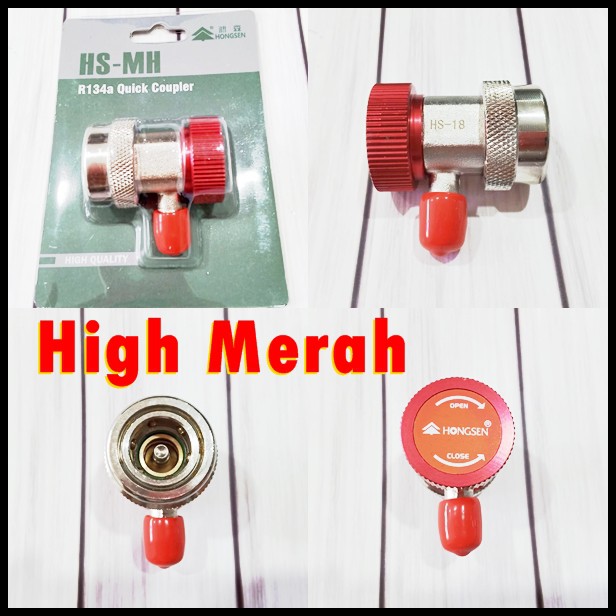 Nepel QC Quick Coupler Model Kran Putar R134a Isi Freon Ac Mobil
