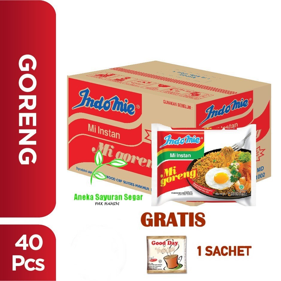 

Indomie Goreng 1 dus Murah- Indomie Goreng - Mie Instant - Mie Goreng - Aneka Sayuran Segar