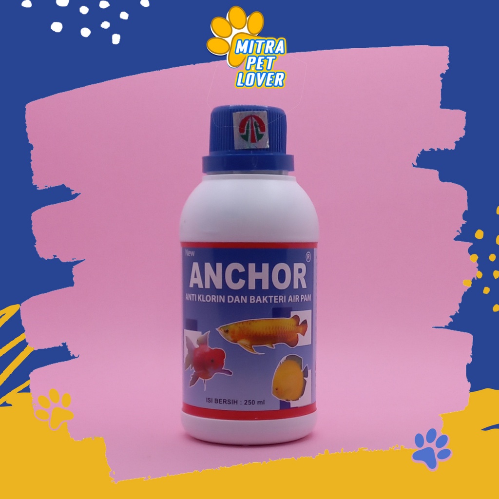 OBAT IKAN PENETRALISIR CHLORIN - ANCHOR 250 ML - ANTI ZAT BERACUN KLORIN AIR PAM JADI NETRAL - DINSEFEKTAN - ANTI CHLORINE - MURAH GARANSI KUALITAS ASLI ORIGINAL - ANIMAL VETERINARY TAMASINDO KESEHATAN &amp; VITAMIN TERNAK HEWAN PELIHARAAN MITRAPETLOVER