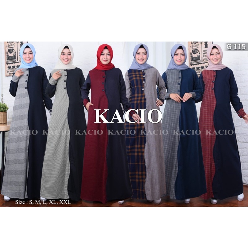 Gamis casual G115 Kacio